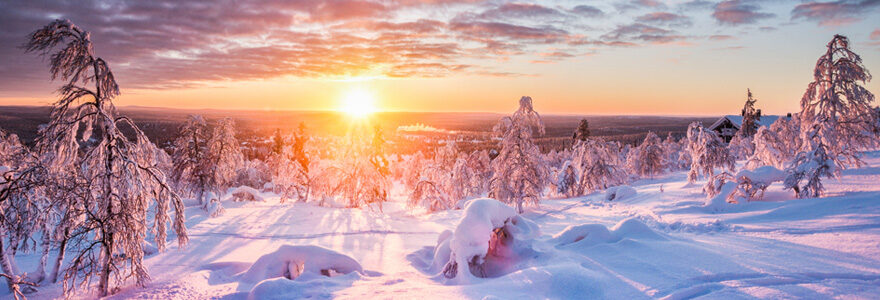 Voyager en laponie en hiver